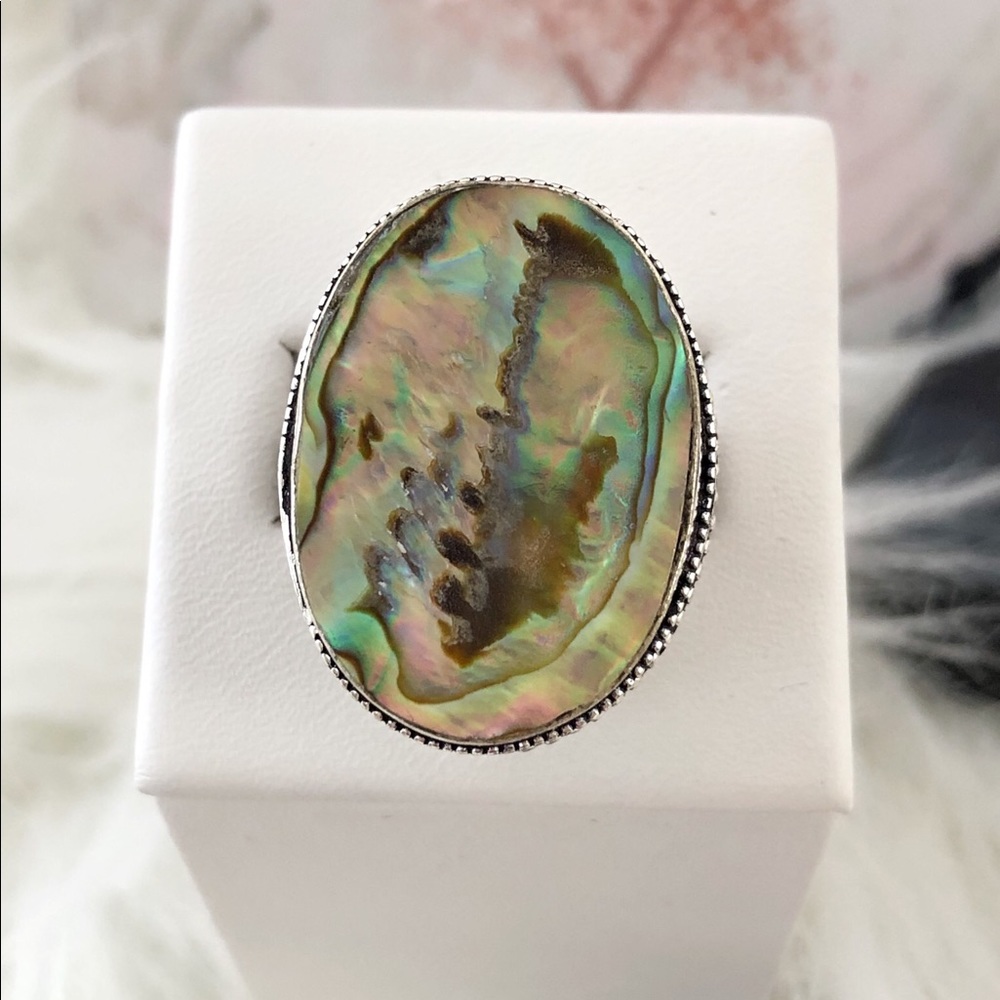 Abalone Shell Ring
